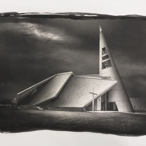 Platinum-Palladium Prints - Chiesa della Trasfigurazione-Mussotto d'Alba